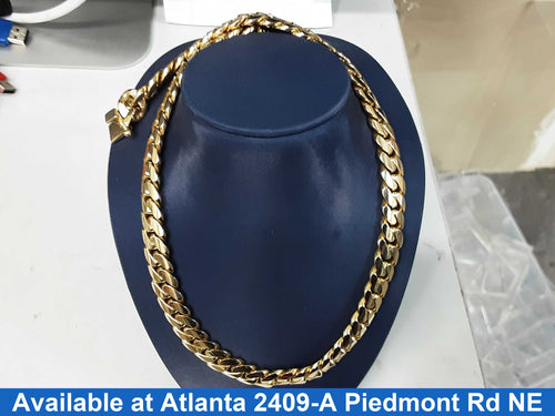 Cuban Link Chain - Yellow Gold 10k (.417) 185.8 grams 20 inch