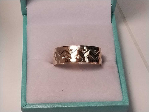Ring - Wedding Band - Yellow Gold 14k (.585) 1.6 grams Size 10