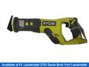 Ryobi Pcl515 Green Cordless Reciprocating Saw