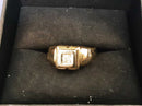 Men's Ring - Yellow Gold 10k (.417) 4.3 grams Size 11.5
