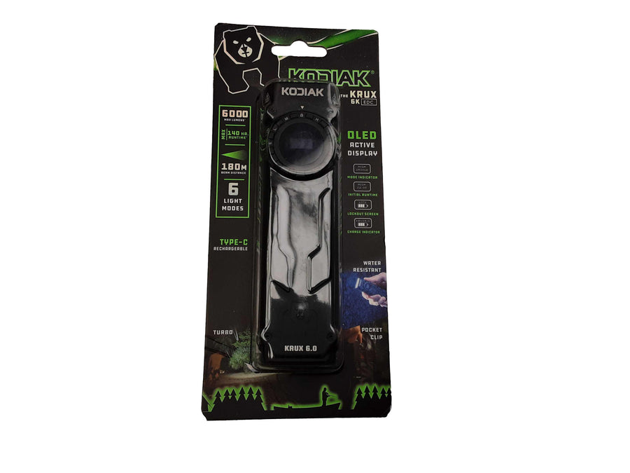 Kodiag Krux 6.0 Black Flashlight / Headlamp