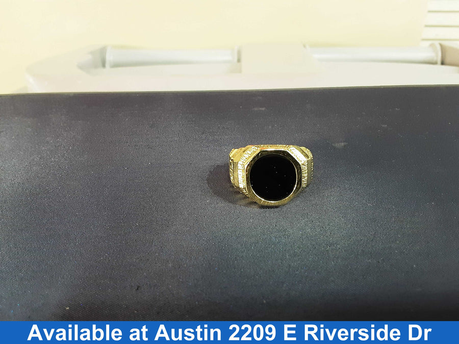 Men's Ring - Yellow Gold 14k (.585) 8.8 grams Size 10
