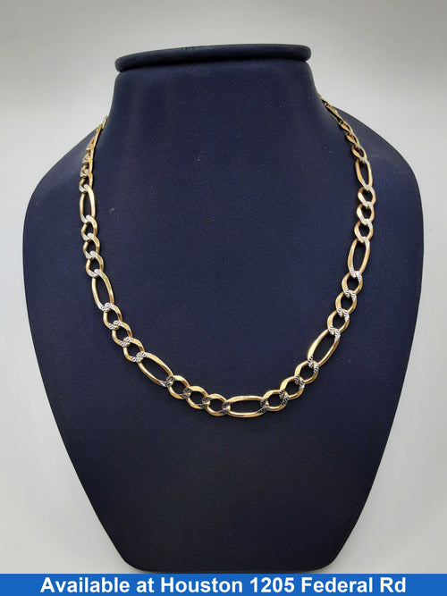 Figaro Chain - Yellow Gold 14k (.585) 18.5 grams 24 inch