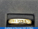 Ring - Wedding Band - White Gold 14k (.585) 5 grams Size 7.5
