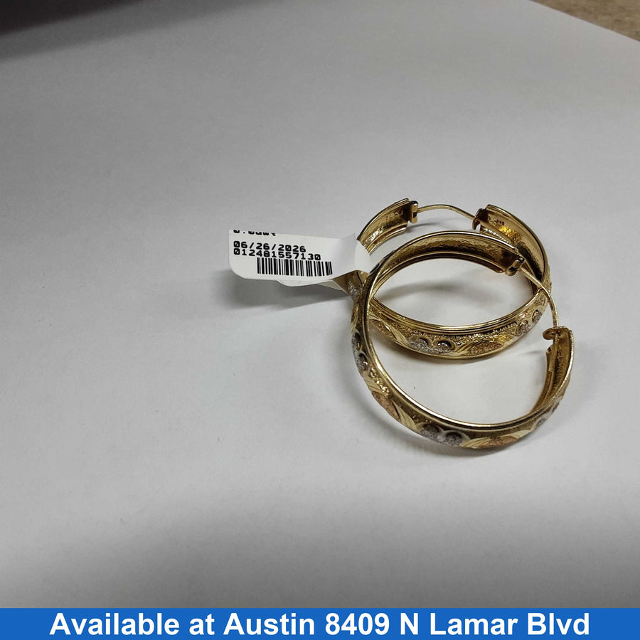 Bangle Earrings - Yellow Gold 14k (.585) 5.6 grams