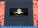 Women's Ring - Solitaire - Yellow Gold 14k (.585) 2.1 grams Size 7