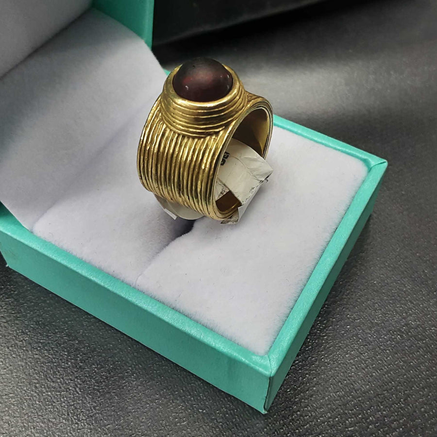 Men's Ring - Yellow Gold 18k (.750) 19.9 grams Size 5.5