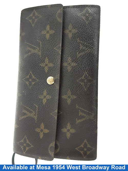 Louis Vuittion Monogram Canvas Brown Wallet