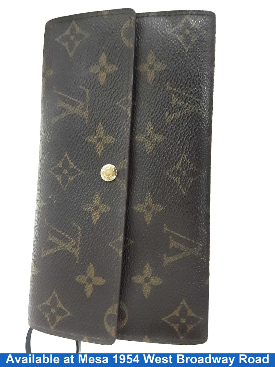 Louis Vuittion Monogram Canvas Brown Wallet