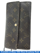 Louis Vuittion Monogram Canvas Brown Wallet