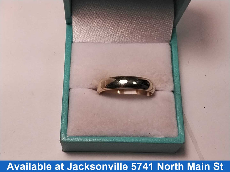Ring - Wedding Band - Yellow Gold 14k (.585) 3.7 grams Size 10
