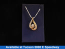 Diamond Pendant - Yellow Gold 14k (.585) 2.4 grams