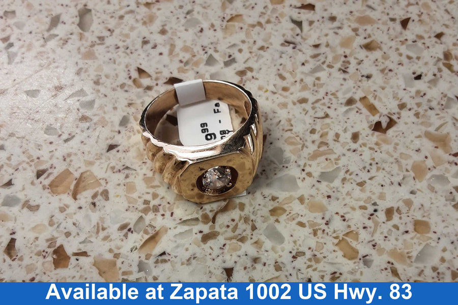 Men's Ring - Yellow Gold 10k (.417) 7.1 grams Size 20