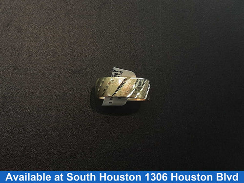 Ring - Wedding Band - Yellow Gold 10k (.417) 6.2 grams Size 10.5