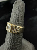 Men's Ring - Yellow Gold 14k (.585) 5.2 grams Size 7