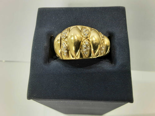 Women's Ring - Yellow Gold 10k (.417) 2.6 grams Size 20