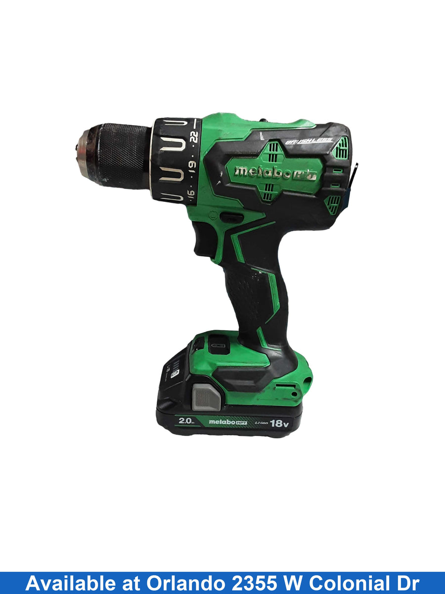 Metabo Dv18dbfl2 Green Cordless Screw Gun