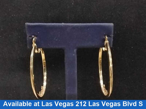 Hoop Earrings - Yellow Gold 14k (.585) 5.5 grams