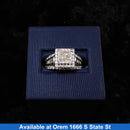 Ring - Engagement Set - White Gold 10k (.417) 6.5 grams Size 6