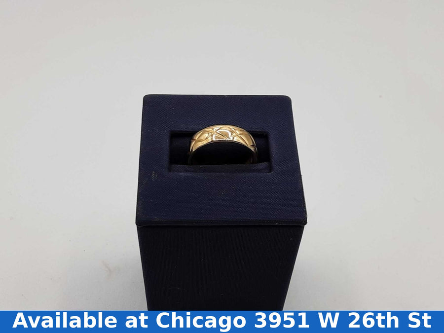Ring - Wedding Band - Yellow Gold 14k (.585) 3.3 grams Size 10