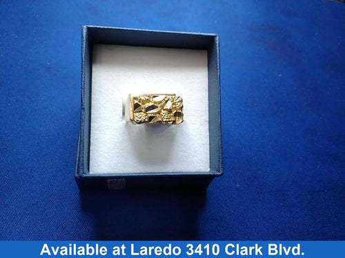 Men's Ring - Yellow Gold 10k (.417) 5 grams Size 7.5