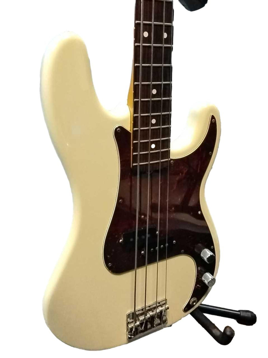 Fender Precision White Electric Bass Guitar