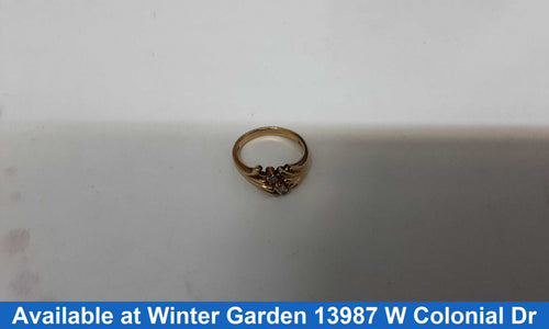 Women's Ring - Yellow Gold 14k (.585) 3.7 grams Size 6.5