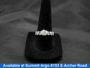 Ring - Wedding Set - White Gold 14k (.585) 2.9 grams Size 6.5