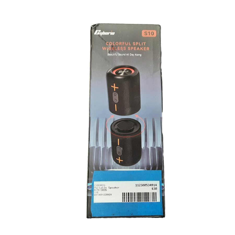 Cyboris S10 Black Portable Speaker