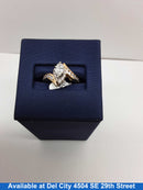 Women's Ring - Yellow Gold 14k (.585) 3.7 grams Size 5.5