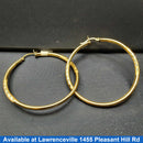 Hoop Earrings - Yellow Gold 14k (.585) 5.3 grams