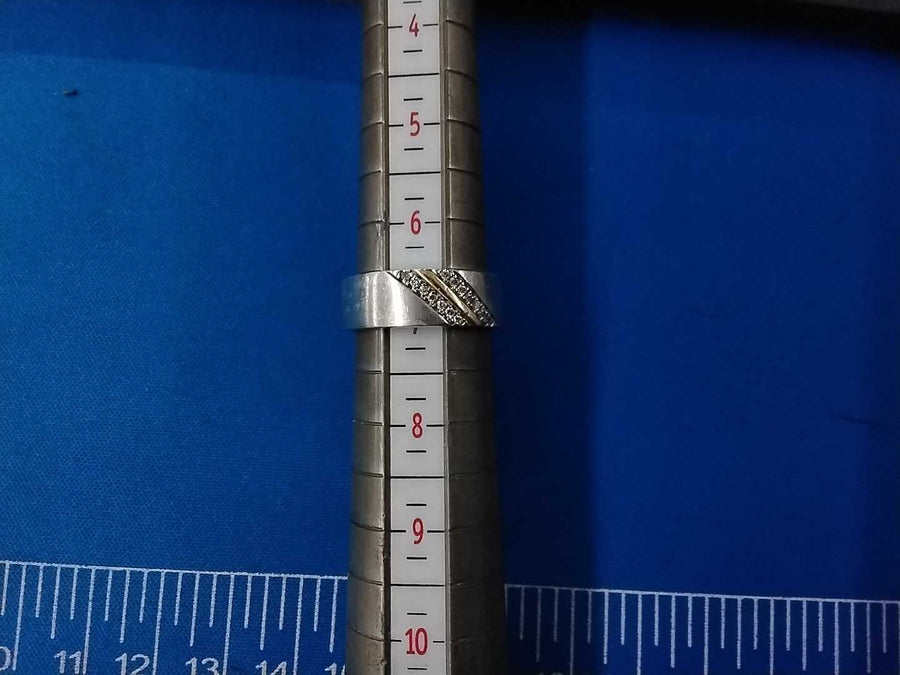 Women's Ring - Anniversary - White Gold 10k (.417) 5.1 grams Size 9