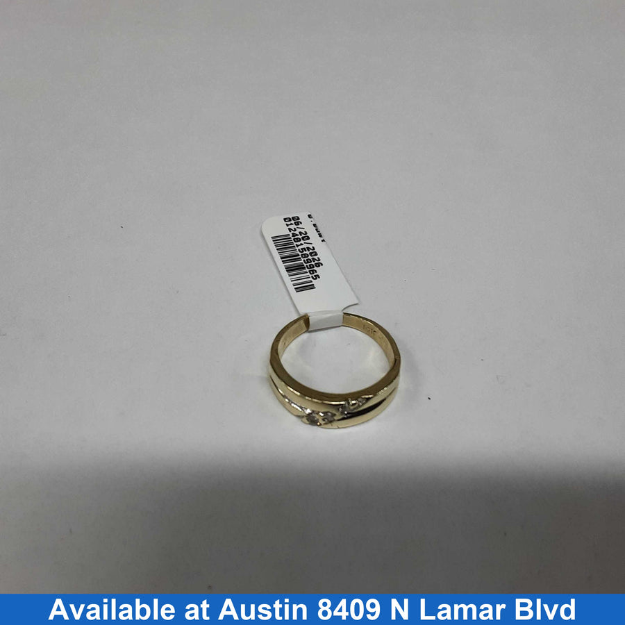 Women's Ring - Solitaire - Yellow Gold 14k (.585) 2.7 grams Size 5