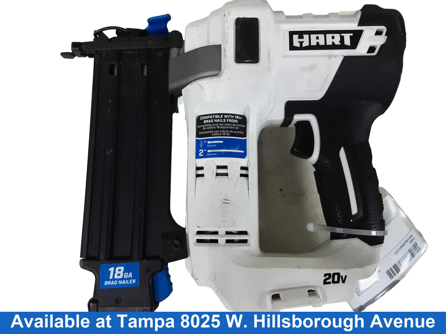 Hart White Cordless Brad Nailer