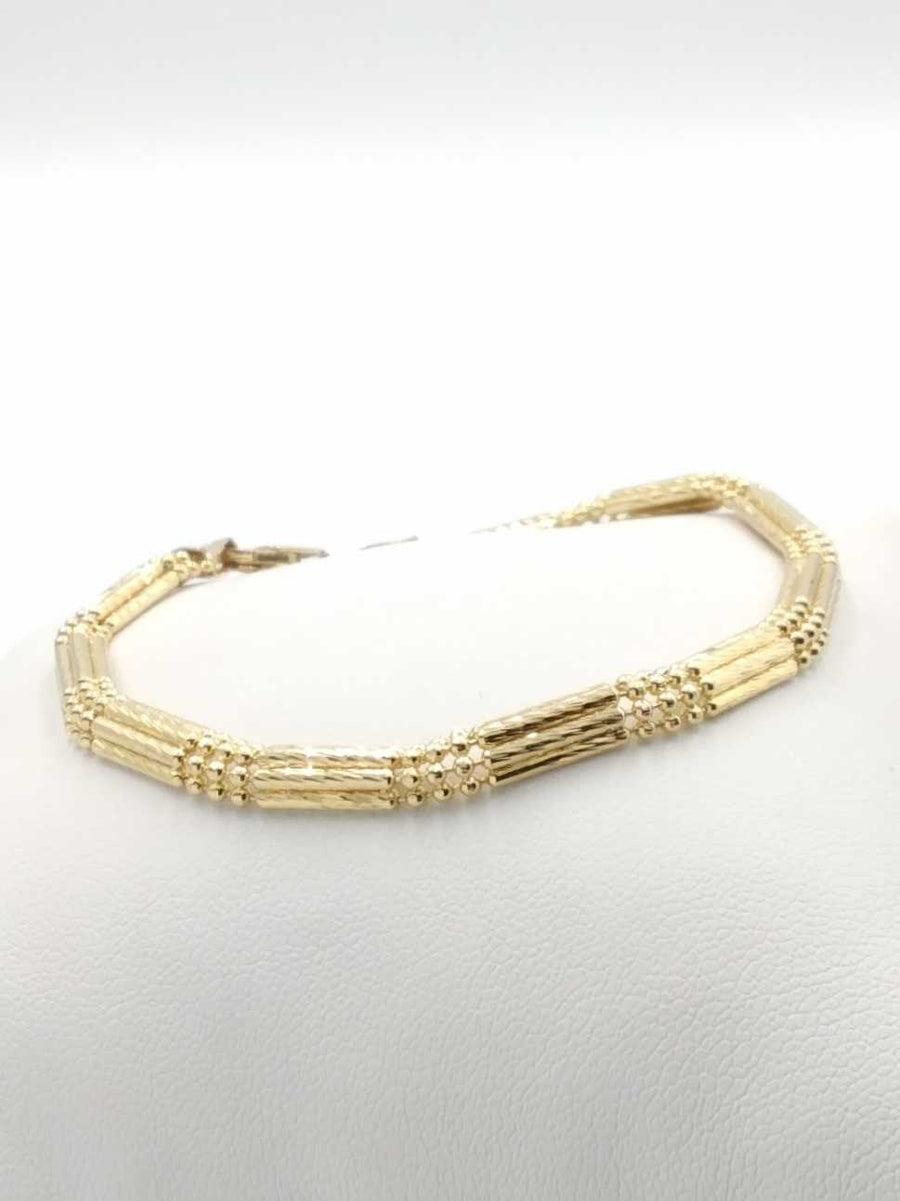 Turkish Bracelet - Yellow Gold 14k (.585) 6.8 grams 6 inch