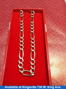 Figaro Chain - Yellow Gold 10k (.417) 29.2 grams 22 inch