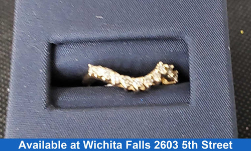 Women's Ring - Anniversary - Yellow Gold 14k (.585) 2 grams Size 5