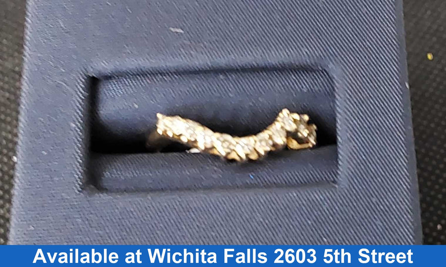 Women's Ring - Anniversary - Yellow Gold 14k (.585) 2 grams Size 5