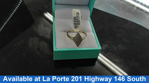 Women's Ring - Yellow Gold 10k (.417) 1.5 grams Size 7