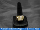 Men's Ring - Yellow Gold 14k (.585) 8.7 grams Size 9.5