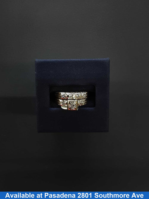 Ring - Engagement Set - Yellow Gold 10k (.417) 5.6 grams Size 7