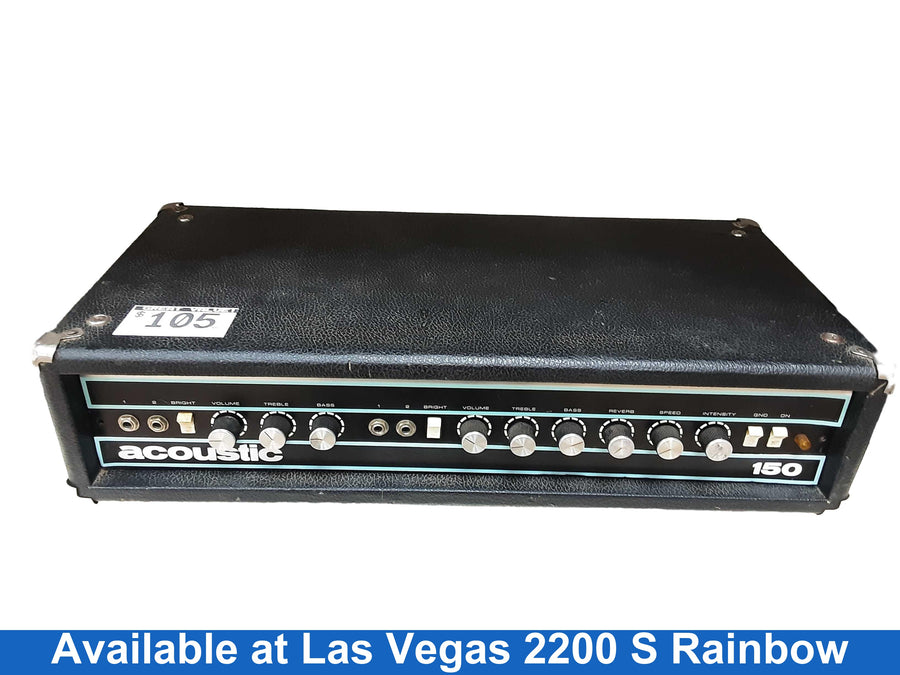Acoustic Acoucstic 150 Black Generic Amplifier Head