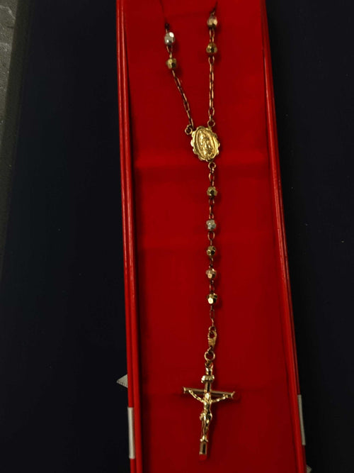 Bead Chain - Yellow Gold 10k (.417) 16.2 grams 1 inch