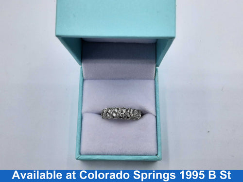 Women's Ring - White Gold 14k (.585) 4 grams Size 6.5