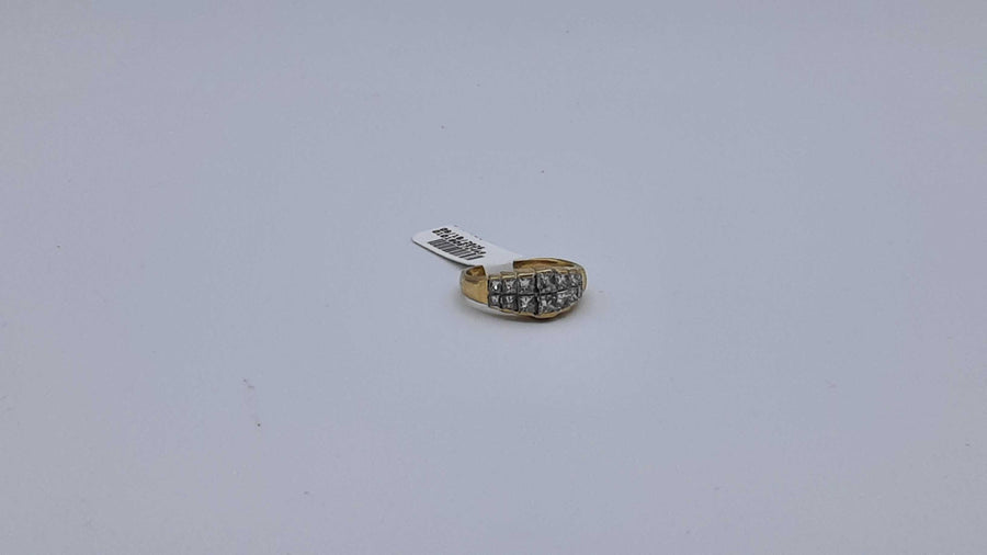Women's Ring - Yellow Gold 18k (.750) 4 grams Size 20
