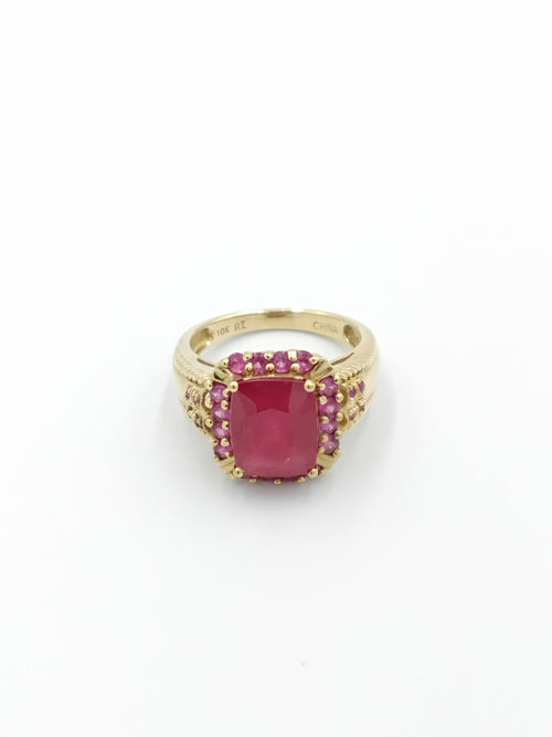 Women's Ring - Yellow Gold 10k (.417) 4.5 grams Size 10