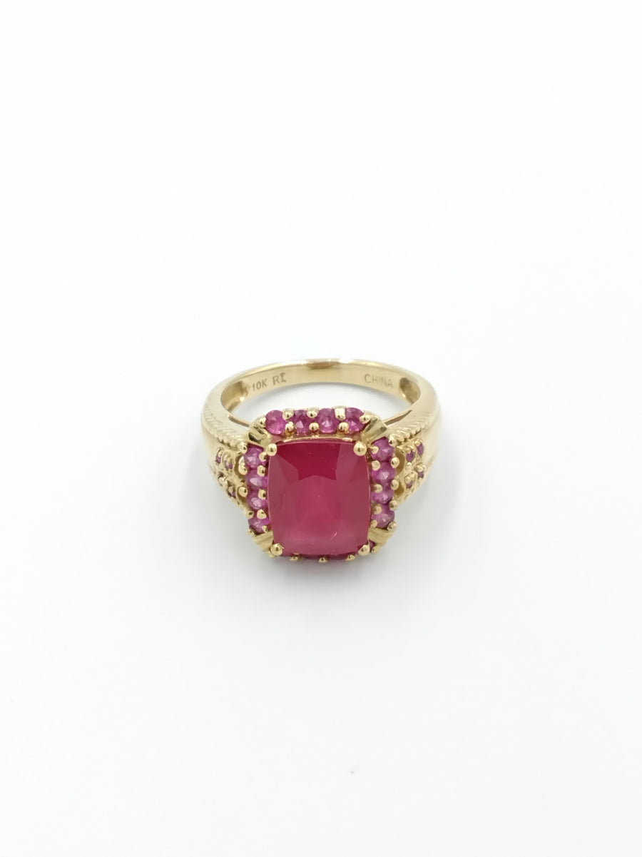 Women's Ring - Yellow Gold 10k (.417) 4.5 grams Size 10