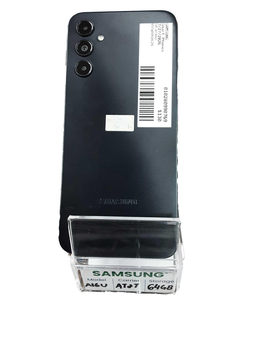 Samsung Sm-a146u Black Smart Phone