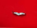 Ring - Channel Set - White Gold 14k (.585) 2.3 grams Size 6