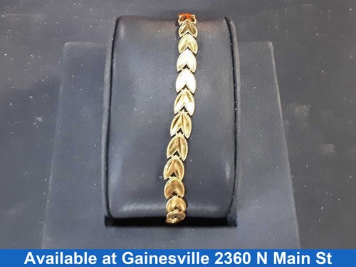 Bracelet - Yellow Gold 14k (.585) 7.4 grams 7 inch